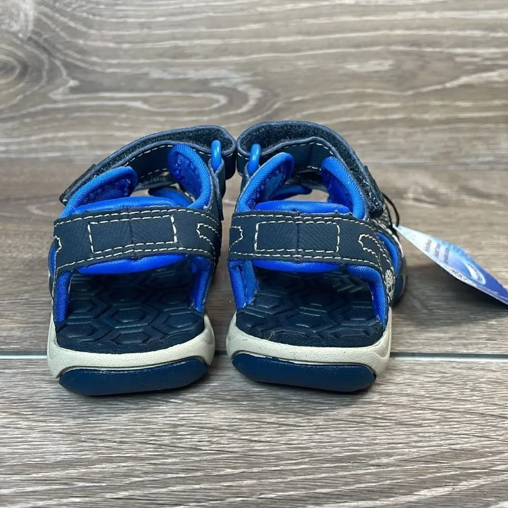 NWT Timberland Adventure Seeker II Navy Blue Toddler Boy Sz 4 Hook & Loop Sandal